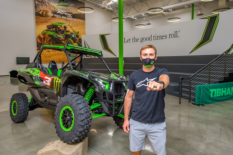 Monster Energy® Kawasaki Rider Eli Tomac's New Accessorized Teryx KRX®1000